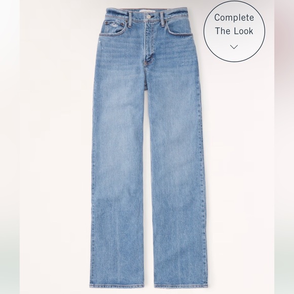 Abercrombie & Fitch Denim - Abercrombie High Rise 90s Relaxed Jean